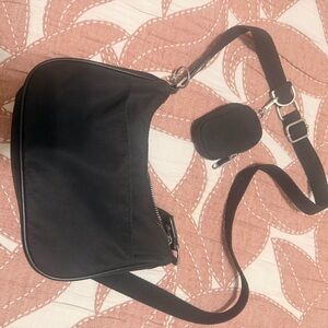 Wild Fable Black Crossbody Bag with Mini Pouch